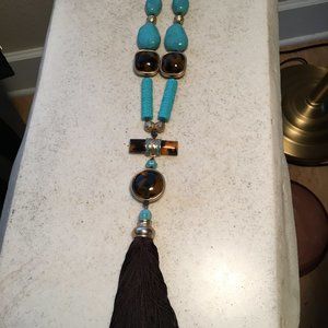 Chico's Turquoise Statement Necklace